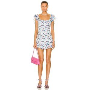 LoveShackFancy Kodie Dress in Deep Cotton Candy Medium Mini Floral